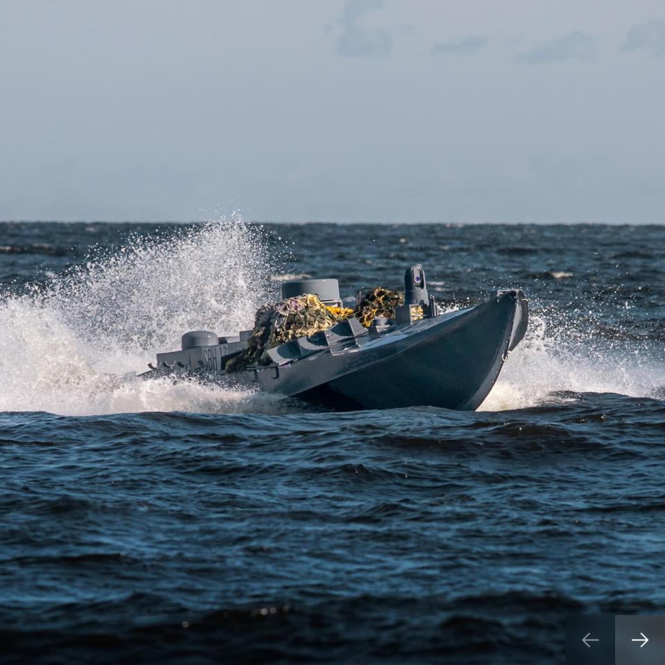 Its cheap, lethal, warship-blasting Sea Baby drones are part of that plot, revealed 'Hunter'