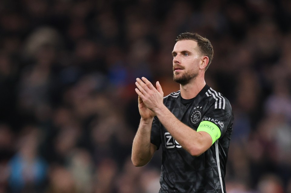 Jordan Henderson could leave Ajax this summer