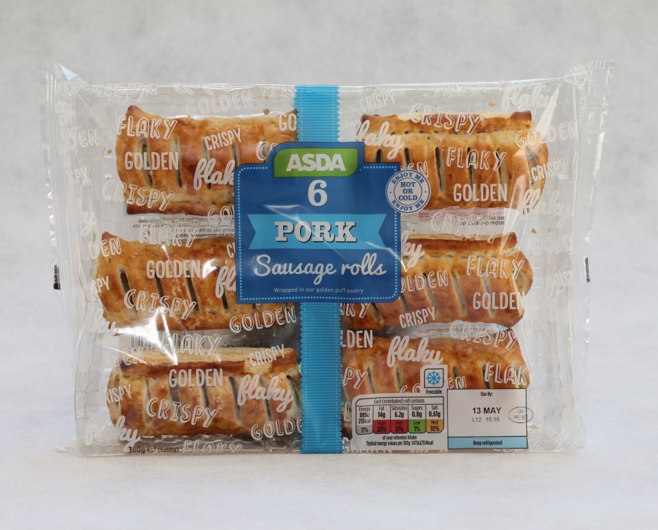 Lynsey thought Asda's sausage rolls were too dry