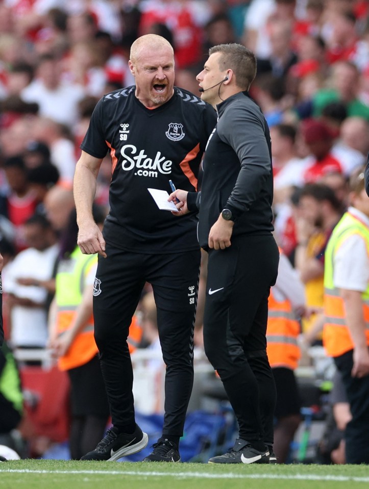 Sean Dyche was fuming the Havertz winner was allowed to stand