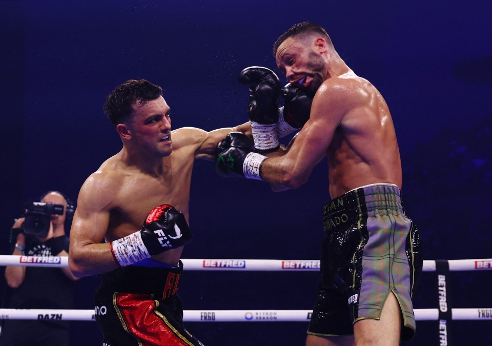 It was sweet revenge for Catterall who avenged his controversial defeat from two years ago