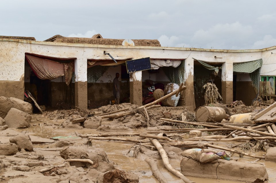 Houses in the Laqiha village of Baghlan-i-Markazi district in Baghlan were significantly damaged