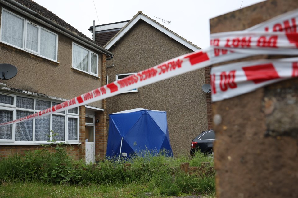 A cordon remains in place today