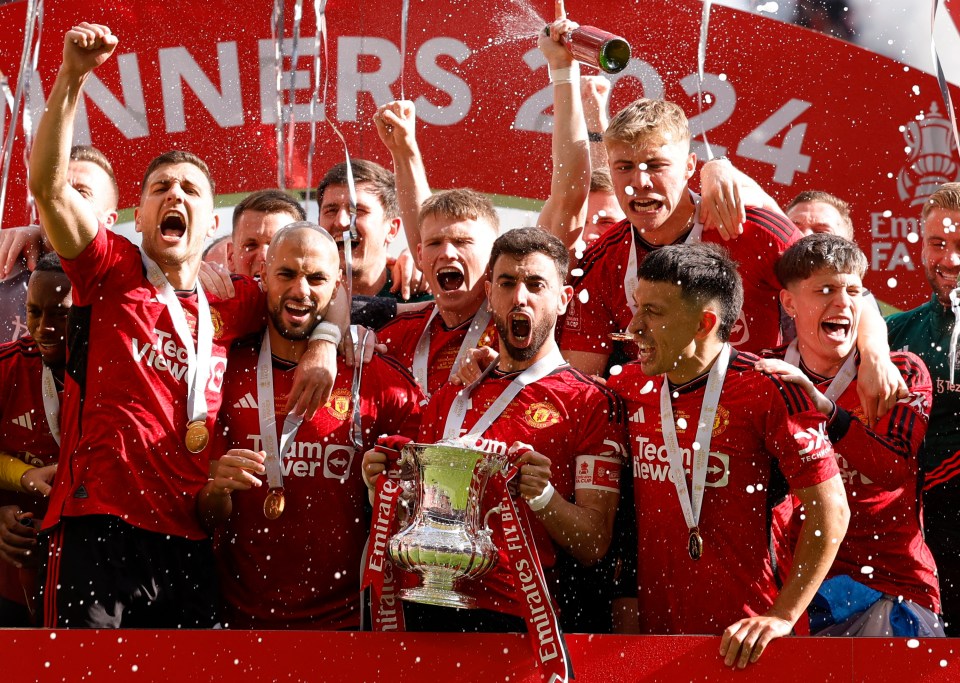 It is the 13th time United have lifted the famous trophy