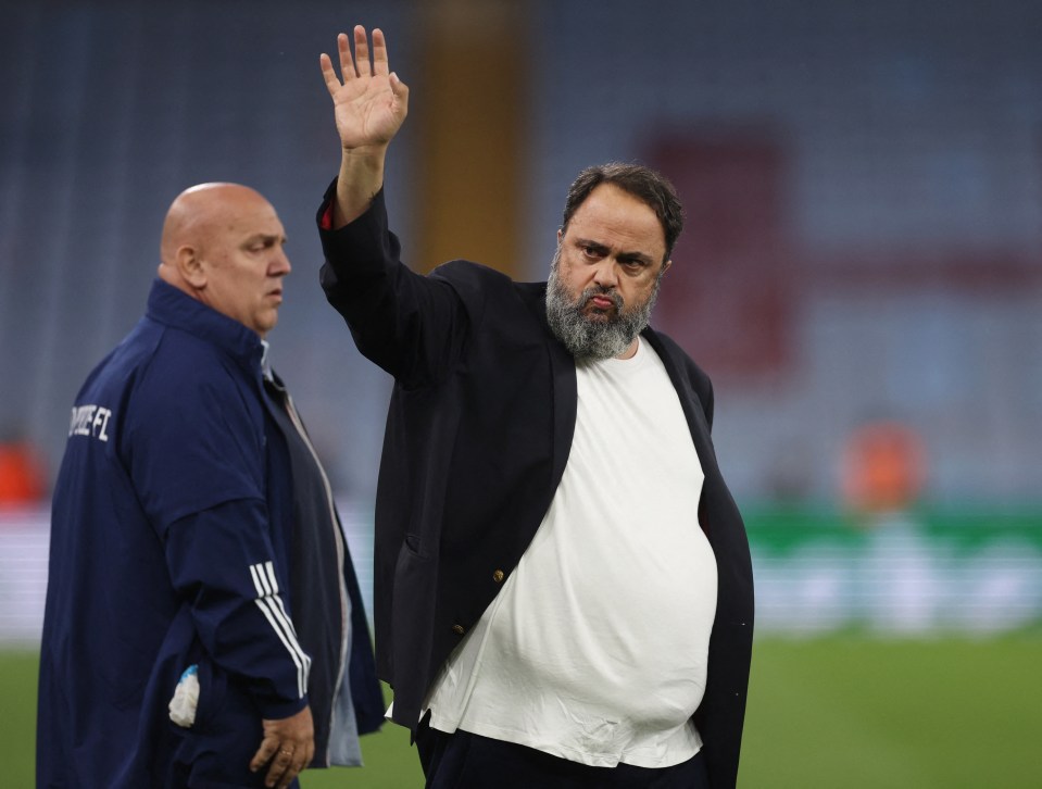 Forest owner Evangelos Marinakis has plans to build a new stadium and training ground