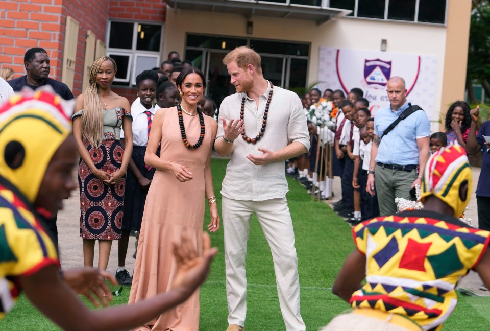 Prince Harry and Meghan Markle are doing an 'old school royal tour' in Nigeria, claims a royal expert