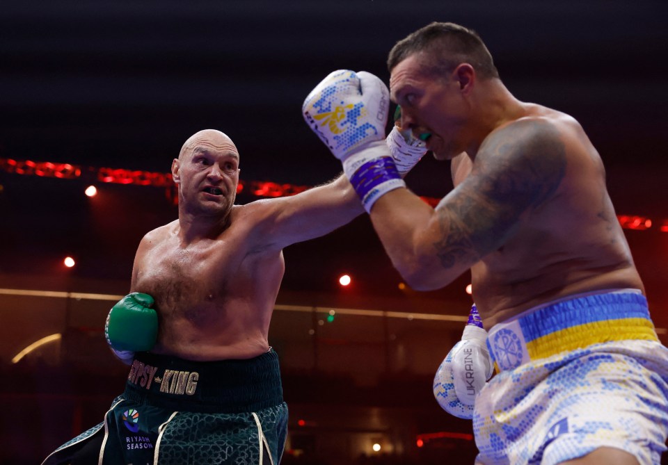 Tyson Fury has been lauded for doing the 'virtually impossible' against Oleksandr Usyk