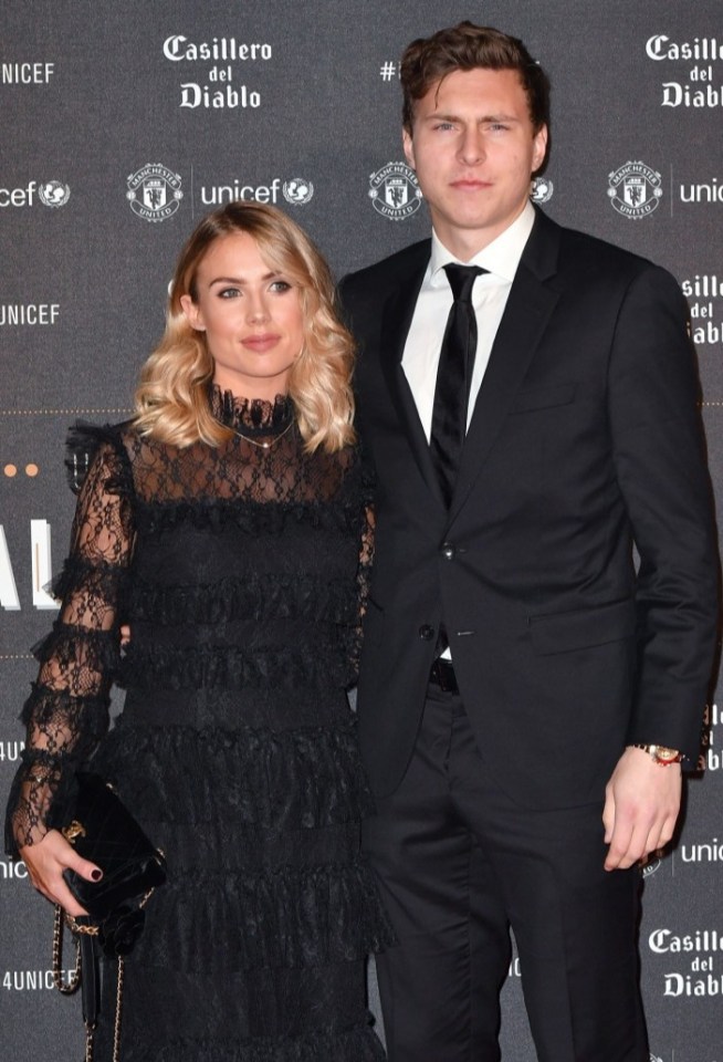 Lindelof and Maja cut a glam pairing together on the red carpet