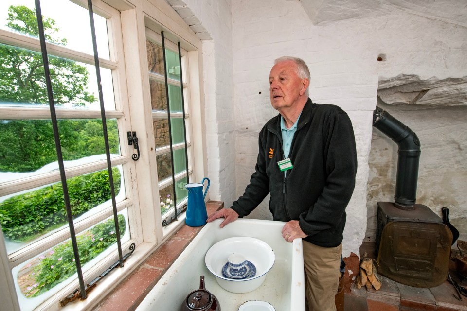 Stuart is now an expert on the history of the rock houses