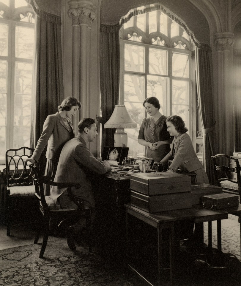 Sir Cecil Beaton captured the royal family's Blitz spirit with this picture of King George VI, Queen Elizabeth (the future Queen Mother) and their daughters during the war