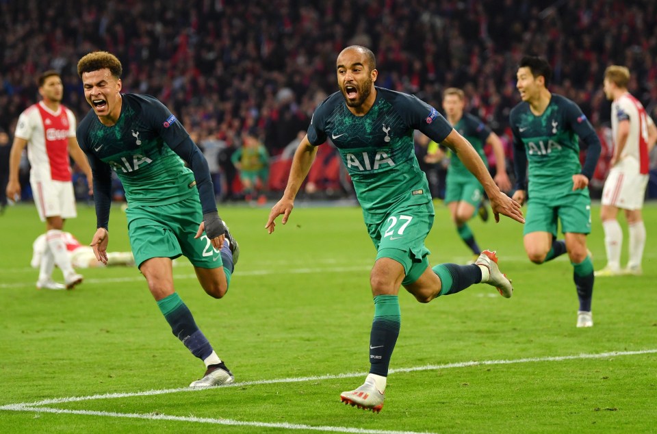 Lucas Moura scored the iconic goal that sent Spurs to the Champions League final