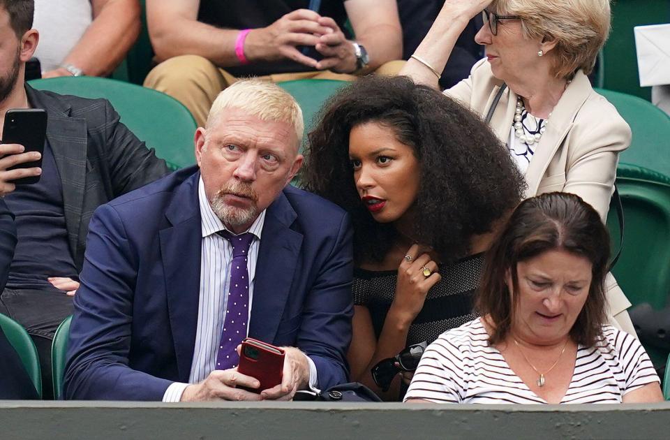 Becker and Lilian last attended Wimbledon in 2021