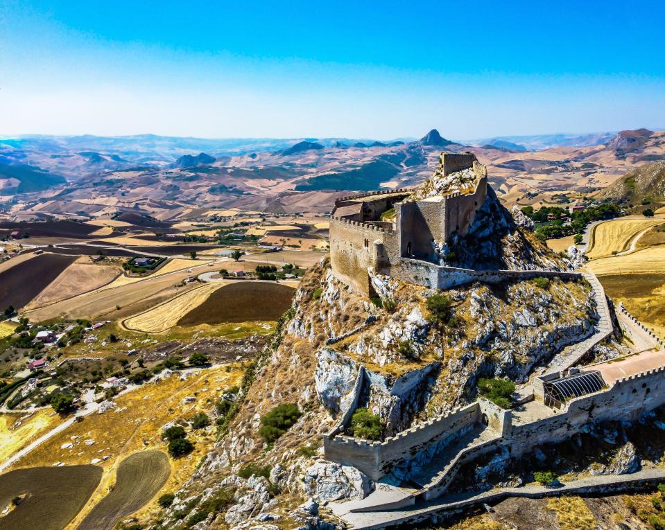 The Mussomeli castle is one of the areas most picturesque locations