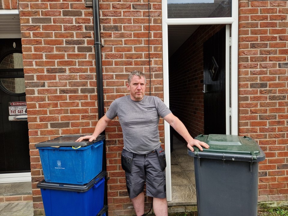 Philip Robinson was fined £1,300 by Stoke-on-Trent City Council for the rubbish infringement