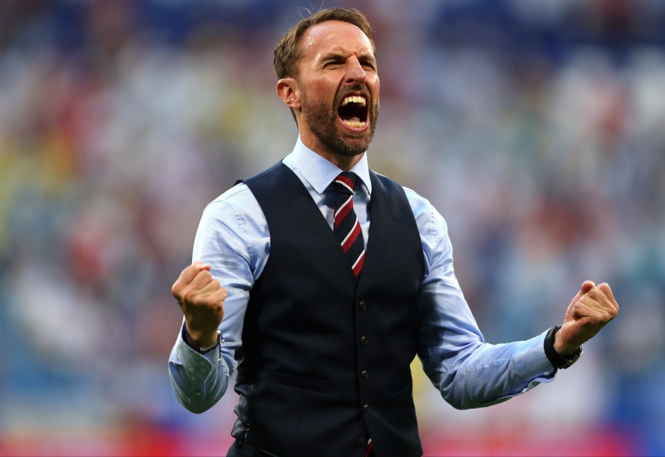 England fans loved his waistcoat look at the 2018 World Cup