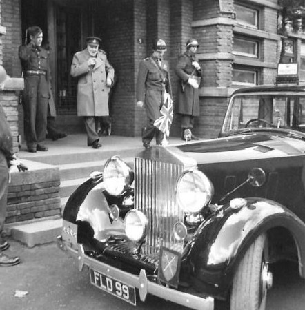 Ex-PM Sir Winston Churchill was chauffeured around in the luxury motor