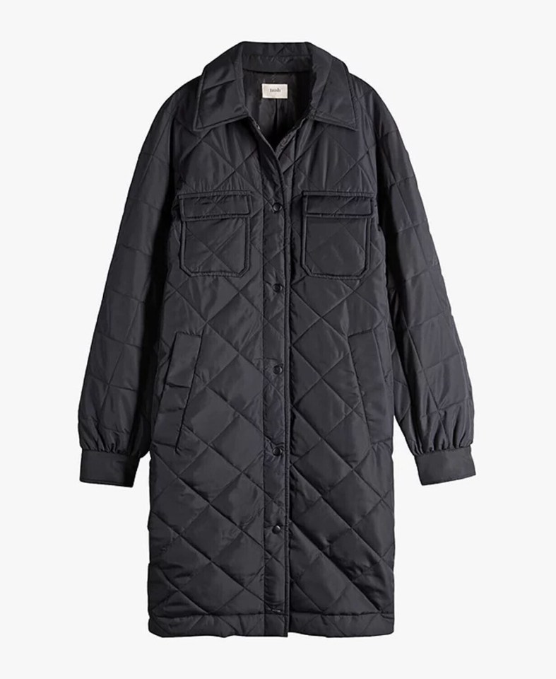 Hush outlet on eBay: Longline quilted coat: Was: £129 – Outlet: £42 – Saving £87