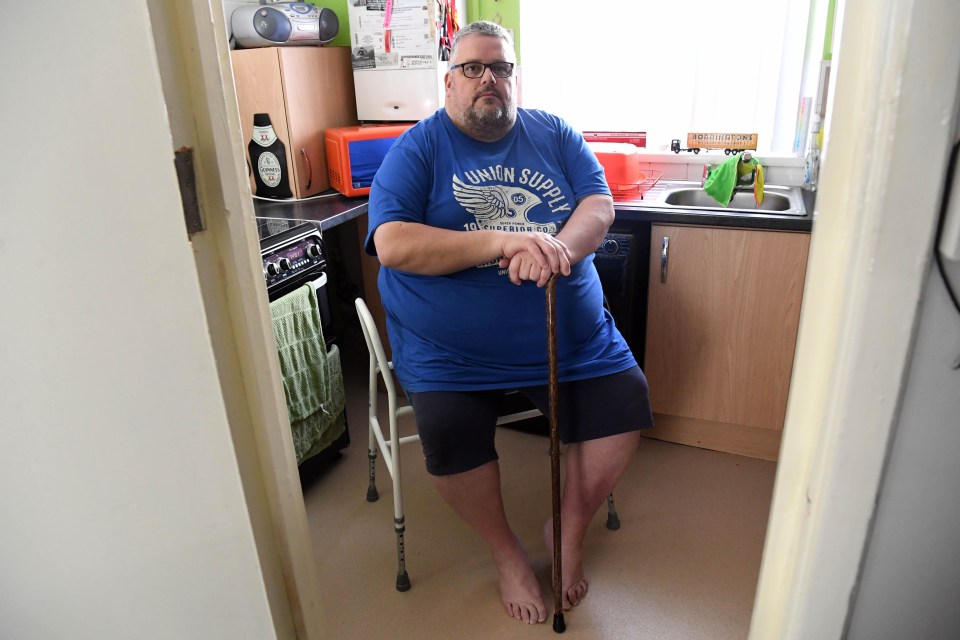 Gareth Cotterell, 51, has spent years fighting against rats in his Cardiff flat