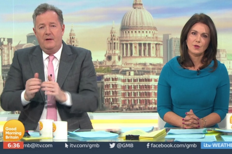 Piers and Susanna worked on GMB together for a number of years