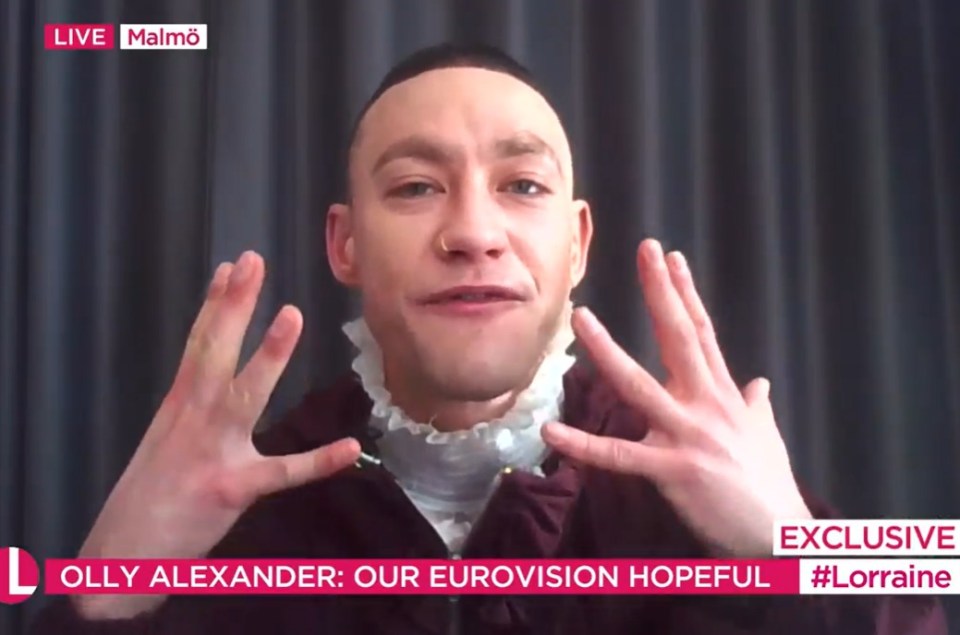 Eurovision star Olly Alexander has spoken out on ITV's Lorraine