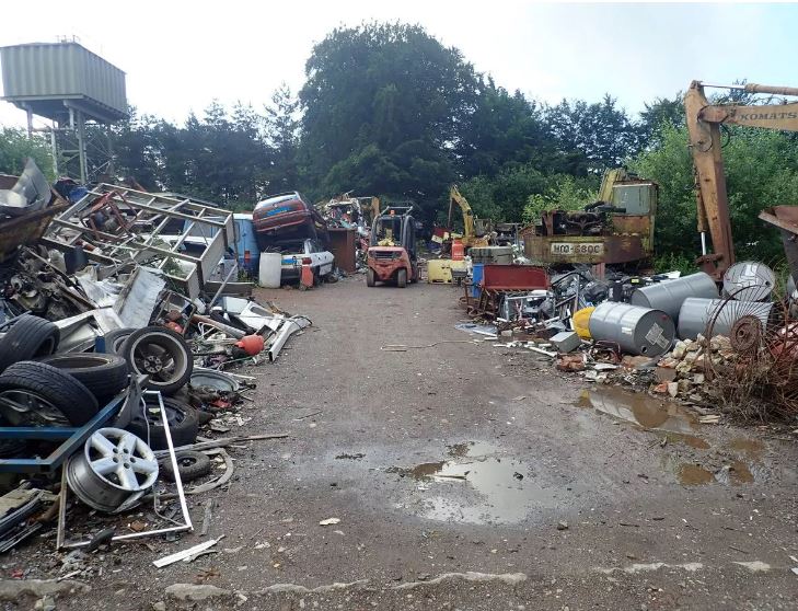 Ivor Salter, 77, appeared before Taunton Magistrates for failing to remove waste from his land