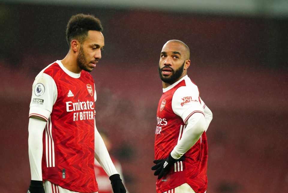 Pierre-Emerick Aubameyang and Alexandre Lacazette are being lined up for a reunion