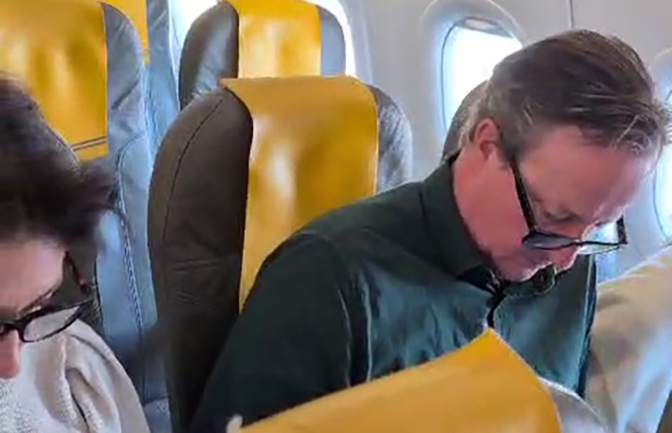 David Cameron flew home on Monday afternoon after a weekend trip to Italy with his family - but hit the campaign trail almost straight after landing