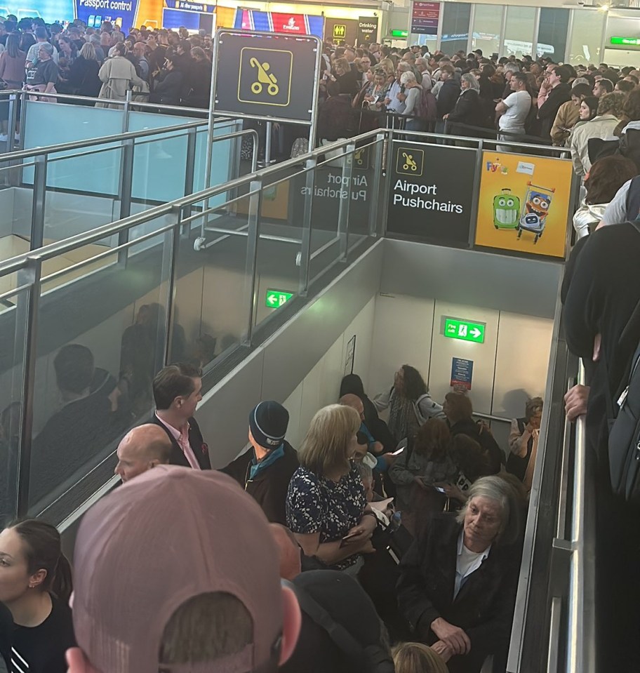 Border control misery at Stansted Airport