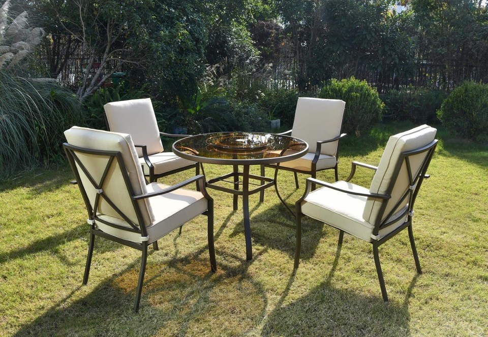 Save £150 on this Sardinia five-piece garden dining set from The Range