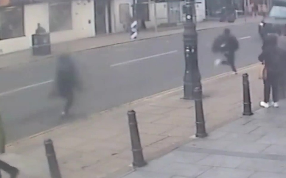 Footage shows a hired killer chasing down teen Mustafa Momand