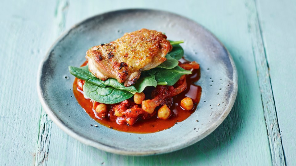 There is a secret way to make this tasty chicken and chickpea stew