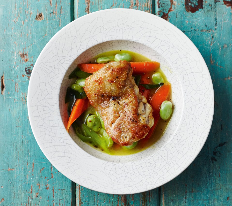 This easy to make spring chicken recipe will give you a lift