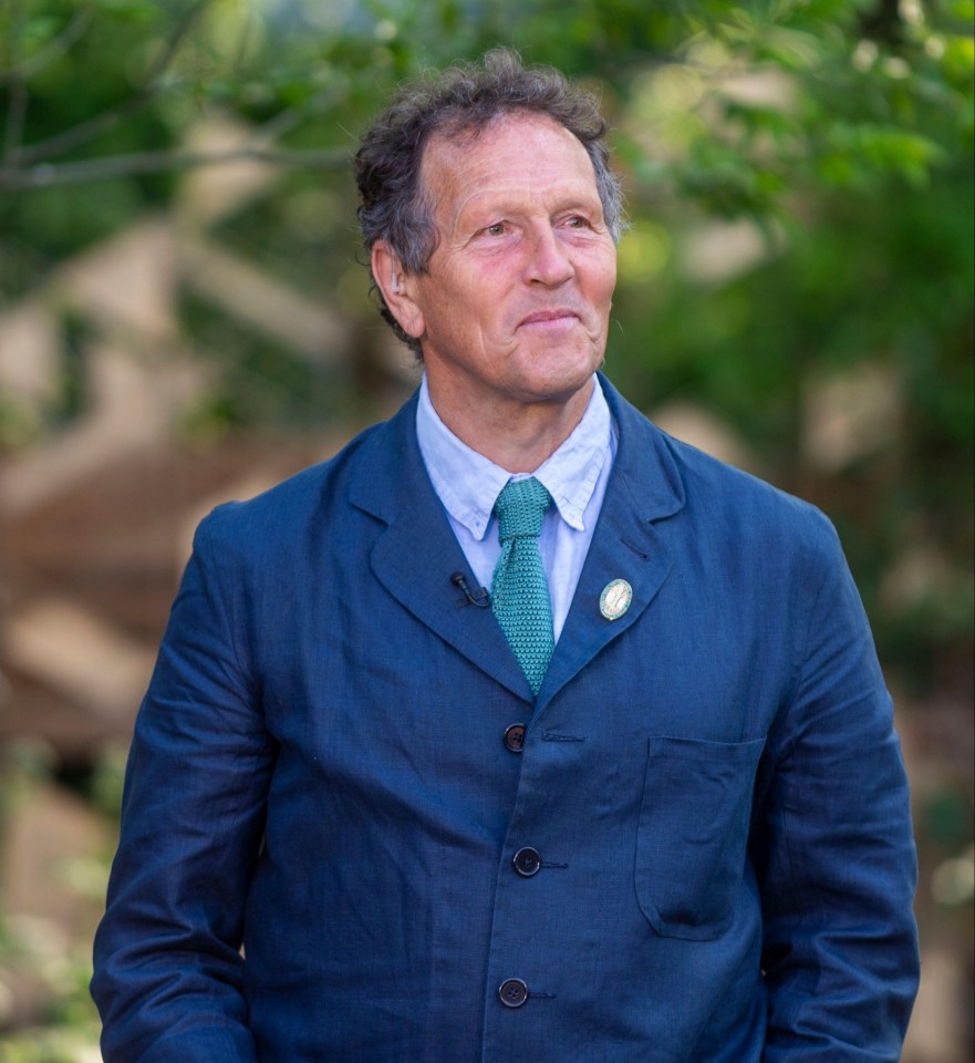 Monty Don has worn a suit for the BBC's coverage of RHS Chelsea Flower Show