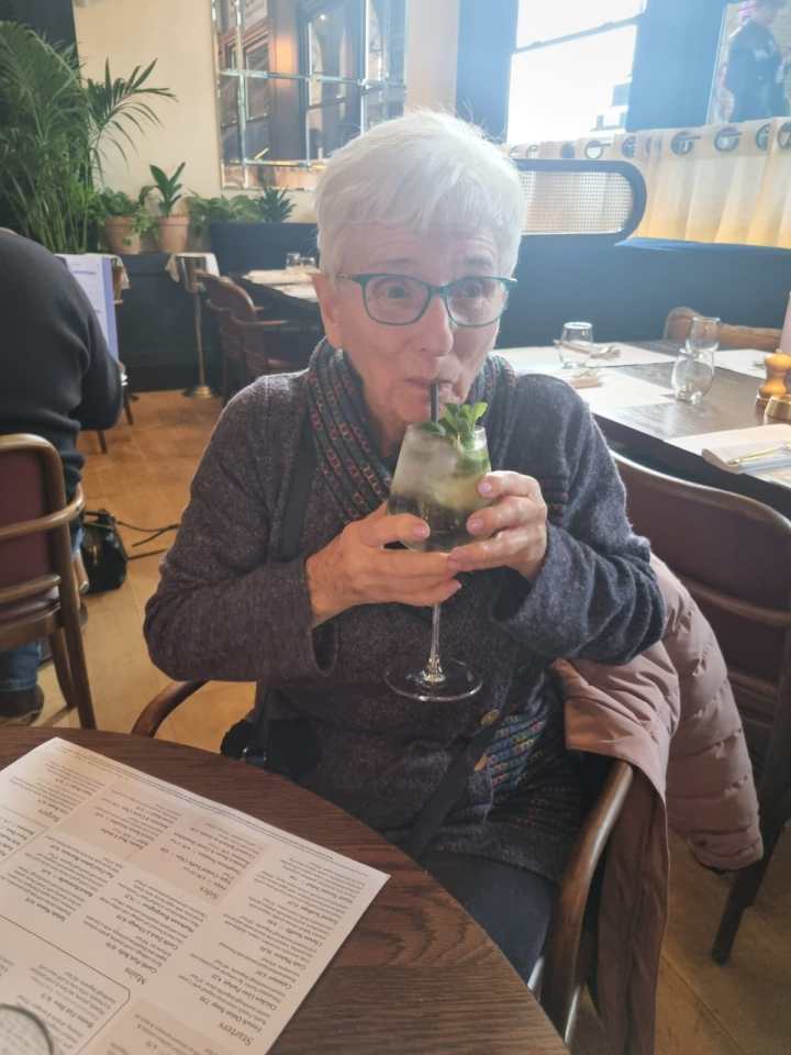 She swears by a tipple to keep her feeling youthful