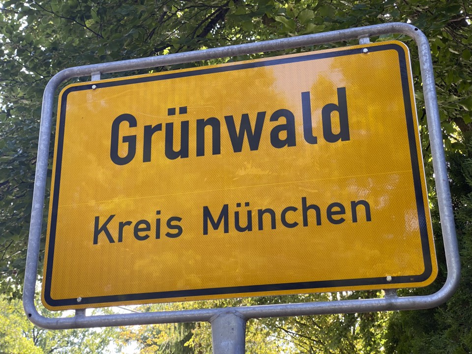 The super-affluent area of Grünwald is home to celebs including Bayern Munich stars