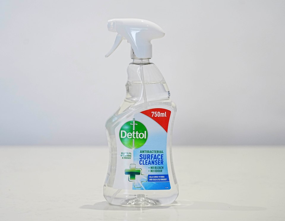 Dettol’s spray claimed to have “no odour” on the label but it had quite a harsh chemical smell