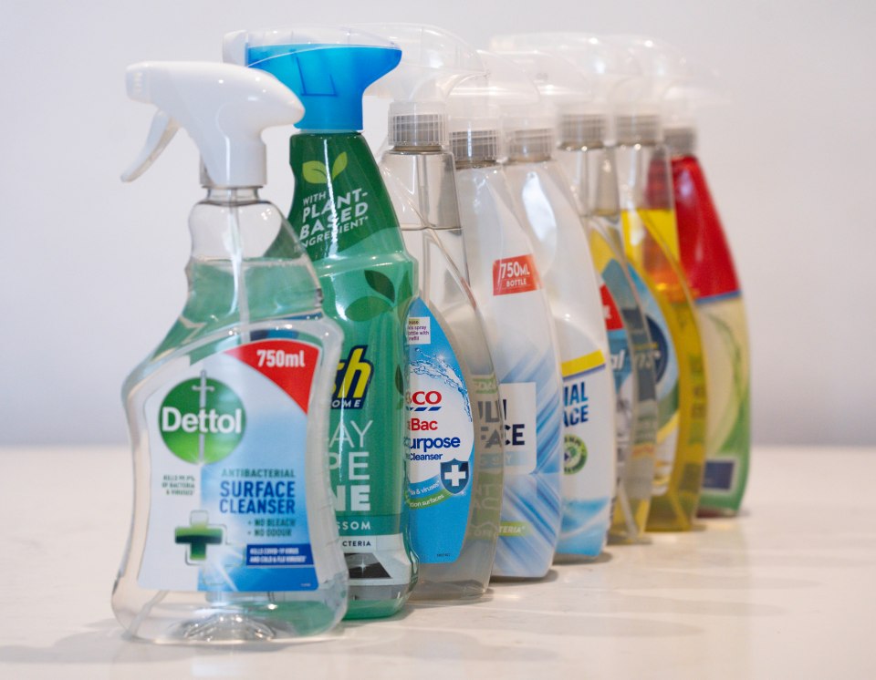 Rosie Taylor put supermarket own-brand multi-surface cleaning sprays to the test