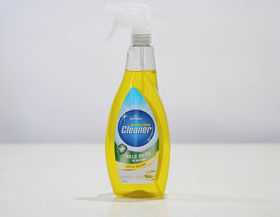 Morrisons Anti-Bacterial Cleaner Citrus Sparkle, 85p for 75ml