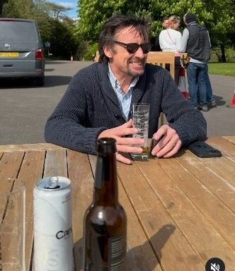 Richard Hammond nursed a pint with his old Top Gear pals