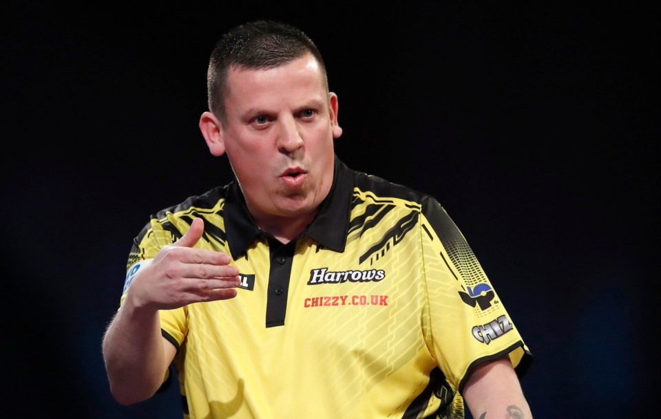 Dave Chisnall holds the Baltic Sea Darts Open crown