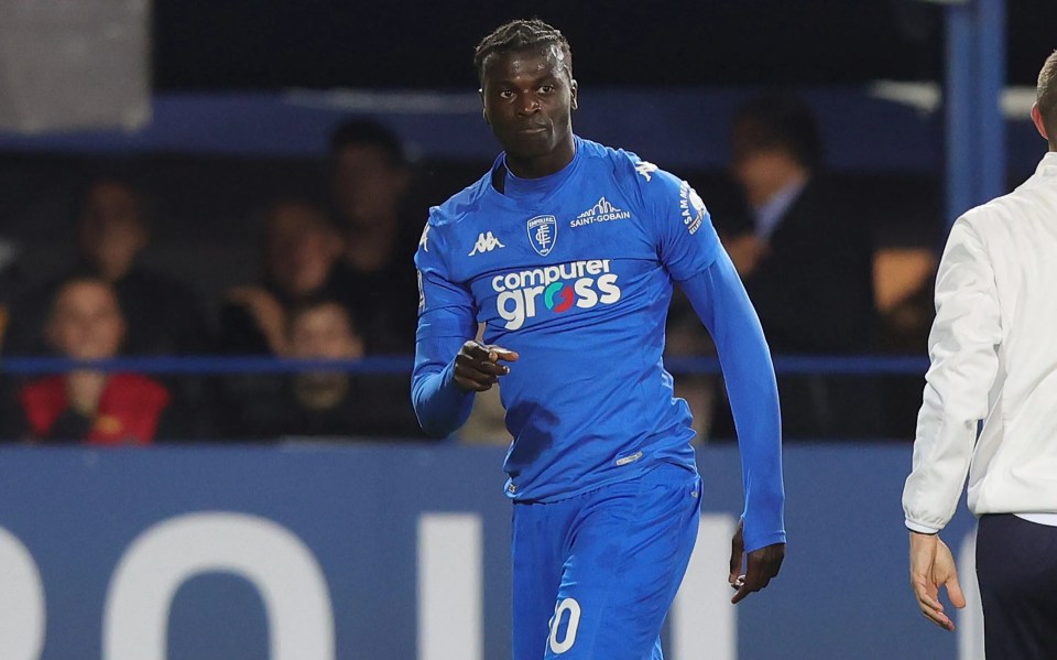 Niang has scored four goals in eight games since arriving at Empoli in January