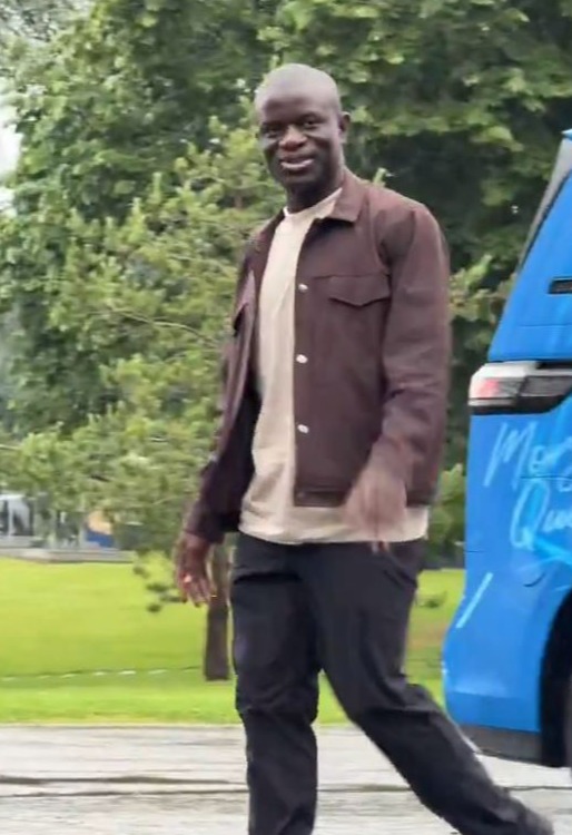 N'Golo Kante arrived at Clairefontaine for France's training camp