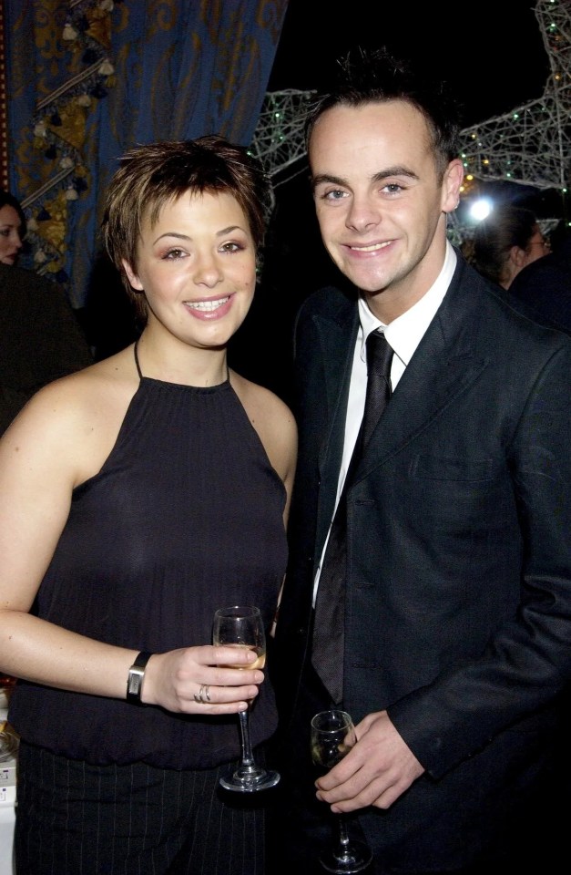 Ant and Lisa at the BAFTA Children's Film and TV Awards in December 2001