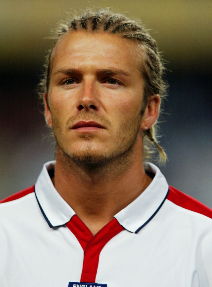 The England captain has since admitted the one hairstyle he regrets in his chequered lid history is 2003's cornrows