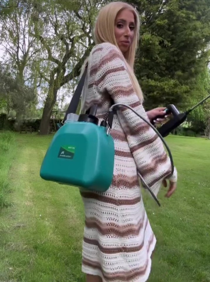 : Stacey Solomon calls herself the ‘Oprah of gardening’ as she shows off nifty tool that makes watering plants a breeze, //www.instagram.com/stories/staceysolomon/3371478625205499571/