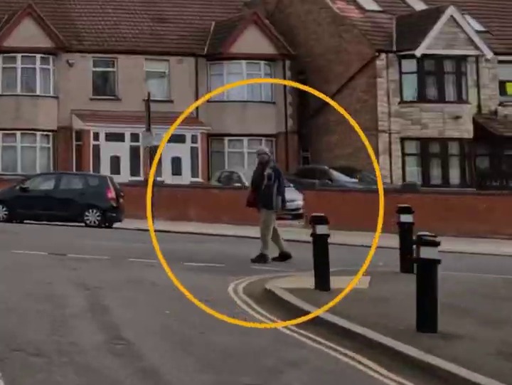 The man stepped out as the unfortunate teen approached a junction