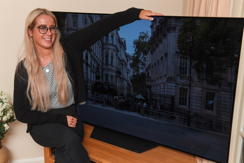 Jade won a huge TV from entering the free competitions