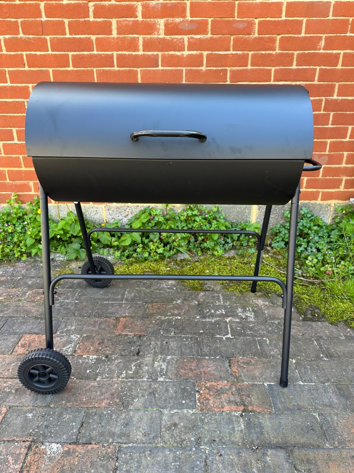 Argos Home Drum Charcoal BBQ