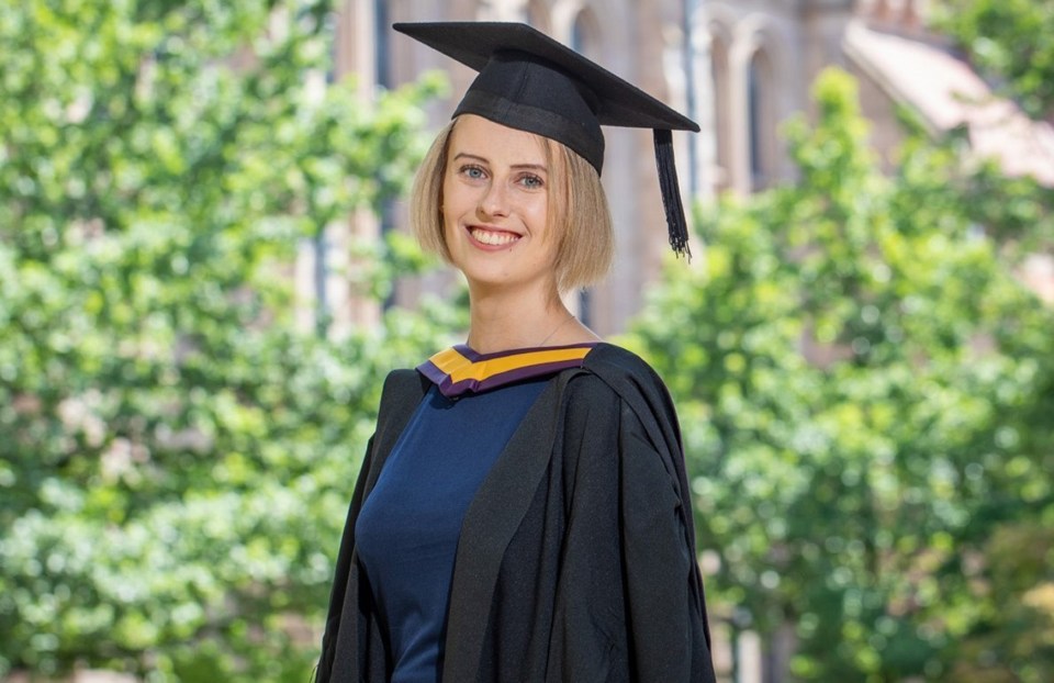 It was so amazing for Nicola to see Laura graduate from the University of Manchester