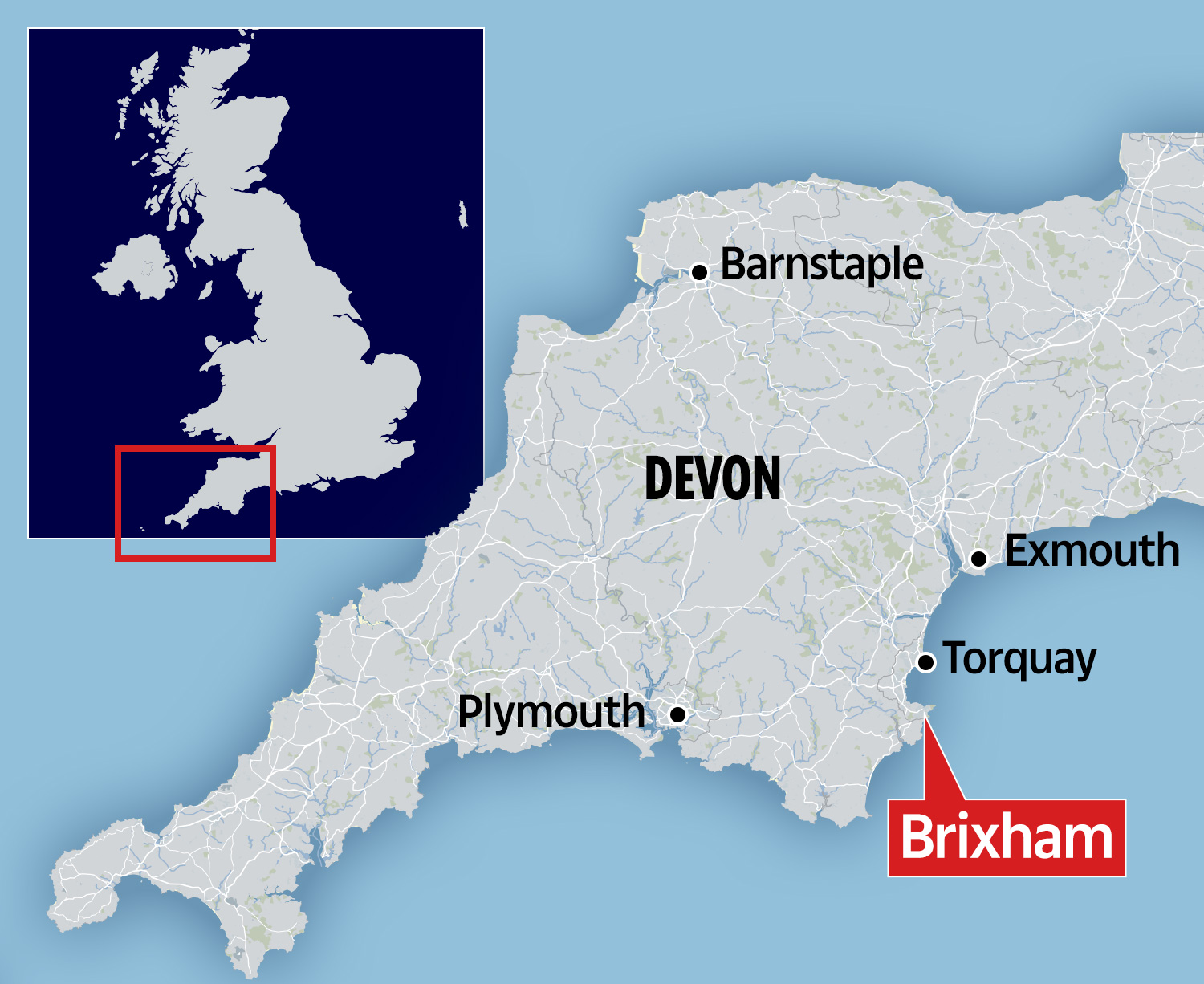 The Government is investigating 46 confirmed cases in Brixham linked to the outbreak